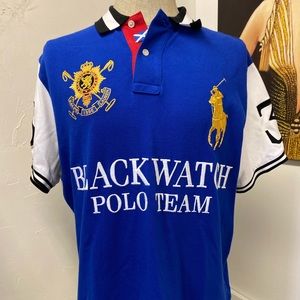 Designer Ralph Lauren Blackwatch Polo Men's Size L Custom Fit